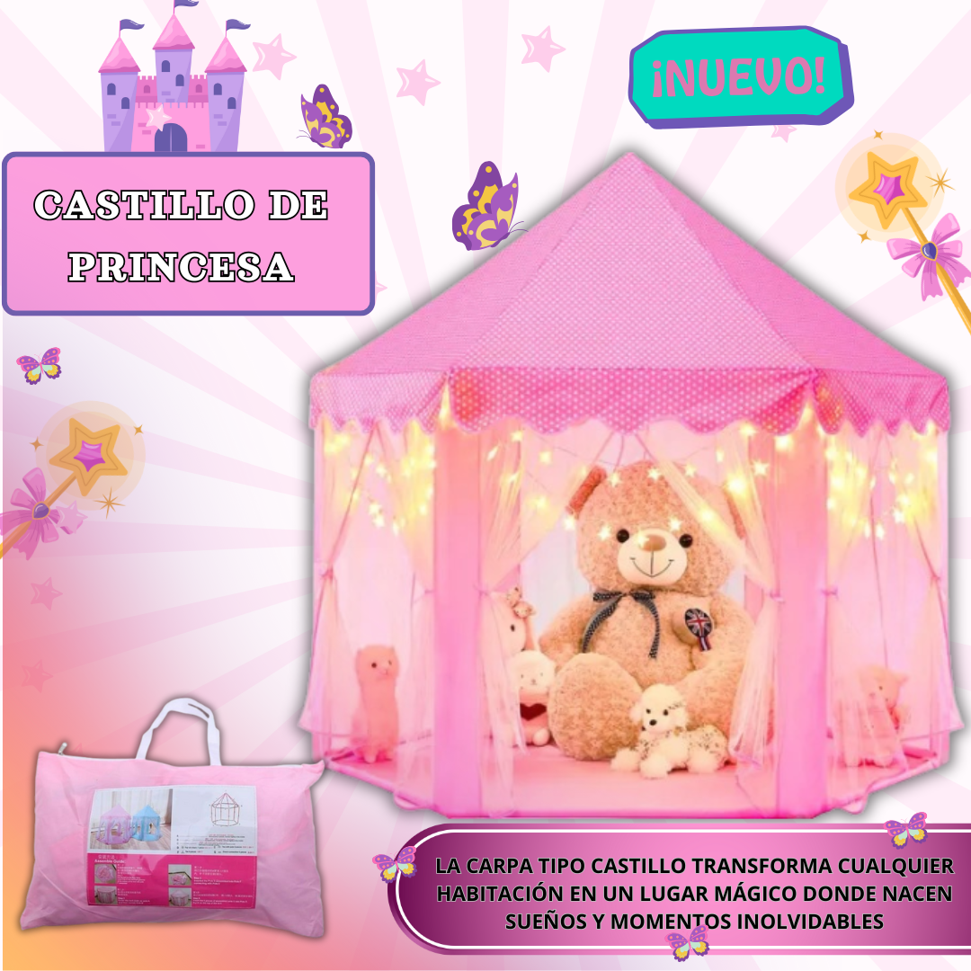 CASTILLO PARA NIÑAS EXRA GRANDE CON LUCE